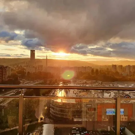 *14th Floor A Lot Of Sun - Near Baltic Baltic Sea And Reagaen Park - Big Balkoon - Nice View - Private Parking Place - Oldtown 20min And Sopot 10min *